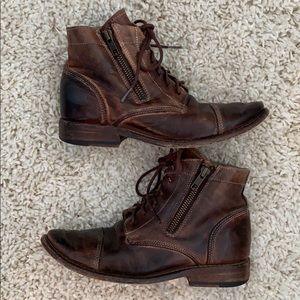 Bed Stu Bonnie Booties - 6, Teak Rustic